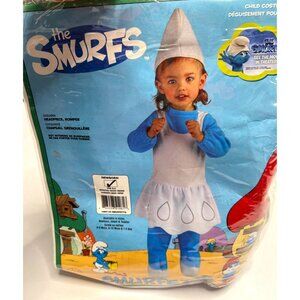 Smurfs Baby Costume Smurfette Size Girl Newborn 0-6 Months